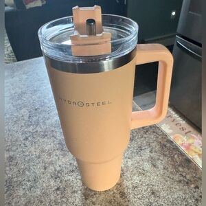 Hydrosteel Tumbler W/Straw